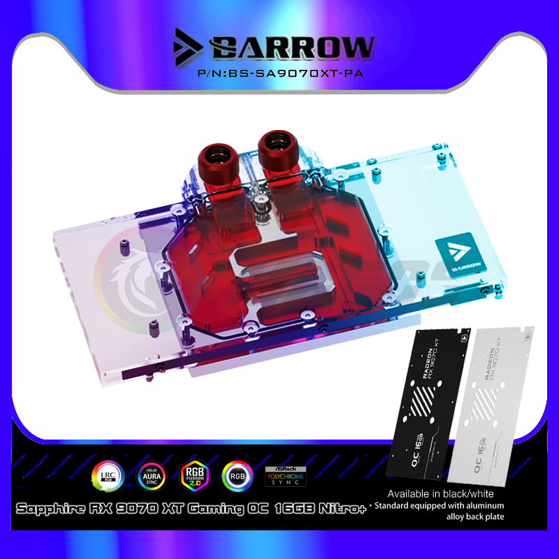 Bloc d'eau GPU pour SAPPHIRE R - Rx 9070 16Gb avis et prix