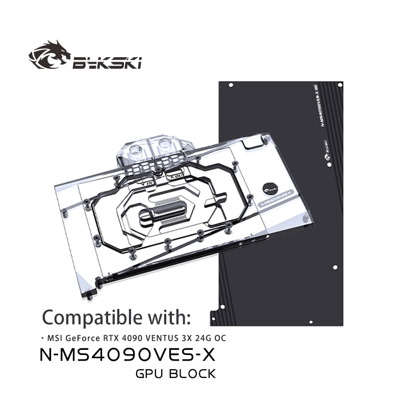 Bloc GPU Bykski N-MS4090VES-X  - Rtx 4090 Water Block avis et prix