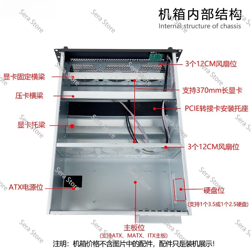 Châssis 4U pour plusieurs cart - Server Gpu Chassis 4U avis et prix